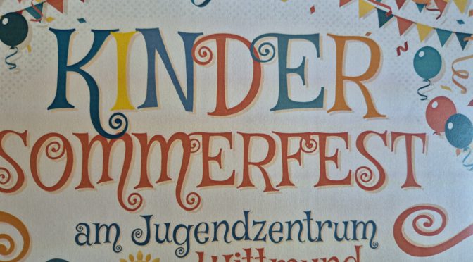 Kindersommerfest am JUZ