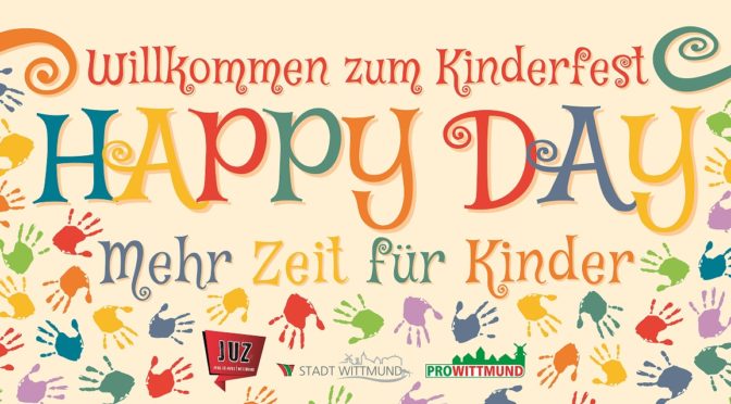 Bald ist Happy Day – das große Kinderfest in der Innenstadt